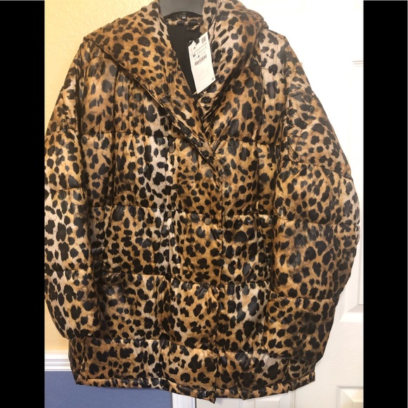 Zara Water Repellent Printed Coat - Picture 9 of 10